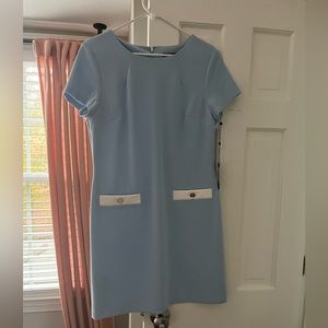 Tommy Hilfiger baby blue pocket dress